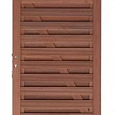 Keruing elegant poort 14 100x180cm incl. slot en aanslaglat