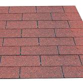 Dakshingles rood per pak à 3m²
