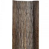 Bamboescherm op rol zwart 180x180cm