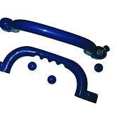 Handgrepenset kunststof blauw UITLOPEND (2024)