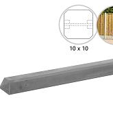 S1 Betonpaal MDK glad grijs 280x10x10cm