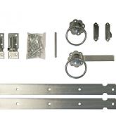 Traditioneel klinkstel met hengen en duimen t.b.v. houten deuren poorten UITLOPEND (2026)