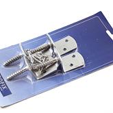 Set L-beslag RVS (4st)