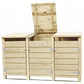 Containerkast triple 129x224,5x91cm