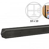 S4 Hoekbetonpaal antraciet ongecoat 10x10x280cm