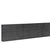 S4 Betononderplaat rotsmotief antraciet ongecoat 36x3,5x184cm