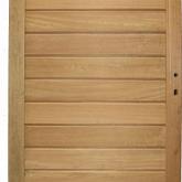 Bangkirai massief poort 22 linksdraaiend 100x180cm incl. slot en aanslaglat