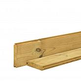 Grenen zelfbouw blokhutafdekplank 2,8x14,5x200cm