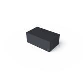 O.H. Zitelement recht Carbon 100x60x40cm