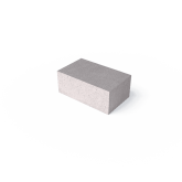 O.H. Zitelement recht Grijs 100x60x40cm