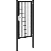 Hillfence poort enkel zwart 100x180cm