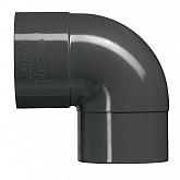 80mm bochtverj. HWA antraciet 1xlm 87°