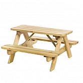 Junior picknicktafel Björn  groen geïmpregneerd bladmaat 90x38,5cm