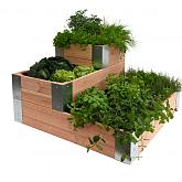 Douglas minigarden hoekmodel blank 100x100x60cm