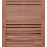 Keruing poort 26 Rhombus 100x180cm incl. slot en aanslaglat (bijpassend bij scherm 51)