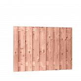 Douglas 19-plankenscherm geschaafd blank (1,6x14cm) 180x130cm