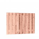 Douglas 19-plankenscherm fijnbezaagd blank (1,5x14cm) 180x130cm t.b.v. betonsysteem