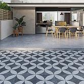 Keramiek Blue label Dark Decor tegel 100x100x2cm