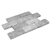 Paving Line Vietnamese Hardsteen 20X20X5 Cm Gezaagd, Kanten Verouderd