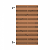 Lattendeur Thermovision Ayous op verstelbaar frame horizontaal 99x178cm (passend met beslag W25855)