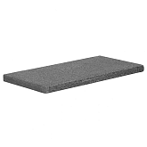 Zwembadrand Tibet Dark Grey 60x30x3cm gevlamd met Bullnose