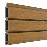 WPC Modern fenceboard Teak 2,1x16x178cm (wb 15cm)