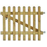 Excellent poort vuren incl. klinkset 100x80cm