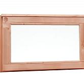 Douglas vast raam blank met melkglas 71,2x39cm