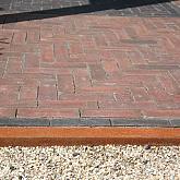 U-profiel Corten gelijkzijdig opsluitband 5cm 300x5,1x5,1x5,4cm