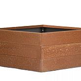 Bloembak Modulair Corten 90x90x42cm