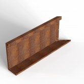 Bloembak Module+ Inwendig hoekpaneel C 90x42cm L