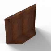 Bloembak Module+ Kopschot paneel D 60x42cm