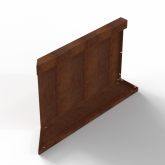 Bloembak Module+ Inwendig hoekpaneel C 60x42cm R