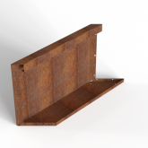 Bloembak Module+ Parallel paneel E 60x42cm L
