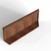 Bloembak Module+ Uitwendig hoekpaneel B 90x28cm L