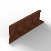 Bloembak Module+ Inwendig hoekpaneel C 90x28cm R