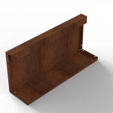 Bloembak Module+ Recht paneel A 60x28cm