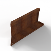 Bloembak Module+ Inwendig hoekpaneel C 60x28cm R