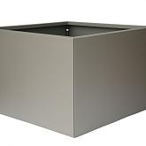 Bloembak vlak Taupe 90x90x60cm