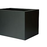 Plantenbak vlak Grafietzwart 90x90x60cm