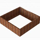 CortenBloembak Module+ 150x150x42 cm