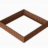 Corten Bloembak Module+ 300x300x56cm