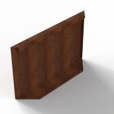 Bloembak Module+ Kopschot paneel D 90x56cm