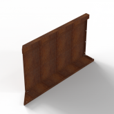 Bloembak Module+ Inwendig hoekpaneel C 90x56cm R