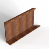 Bloembak Module+ Inwendig hoekpaneel C 90x56cm L