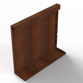 Bloembak Module+ Recht paneel A 60x56cm