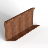 Bloembak Module+ Parallel paneel  E 90x56cm L