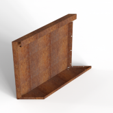 Bloembak Module+ Parallel paneel E 60x56cm L