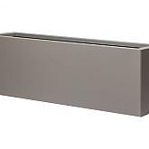 Bloembak vlak Taupe 30x120x40cm
