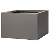 Bloembak vlak Taupe 60x60x40cm